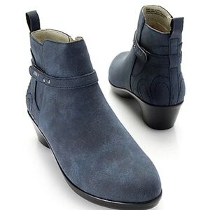 JBU BY JAMBU "NINA" FLORAL DETAIL ANKLE BOOTS